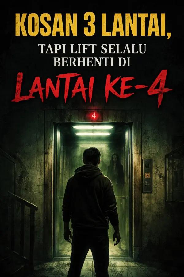 “Kosan 3 Lantai… Tapi Lift Selalu Berhenti di Lantai ke-4”